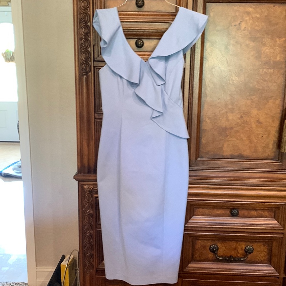 Gianni Bini Ruffle  Long Evening Dress Size 4